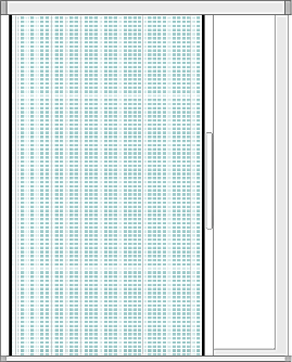 Плиссе раздвижная сетка